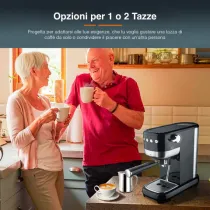 MACCHINA PER CAFFE' A CIALDE CON CAPPUCCINATORE 'ES6520' 1350 W