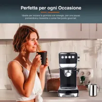 MACCHINA PER CAFFE' A CIALDE CON CAPPUCCINATORE 'ES6520' 1350 W