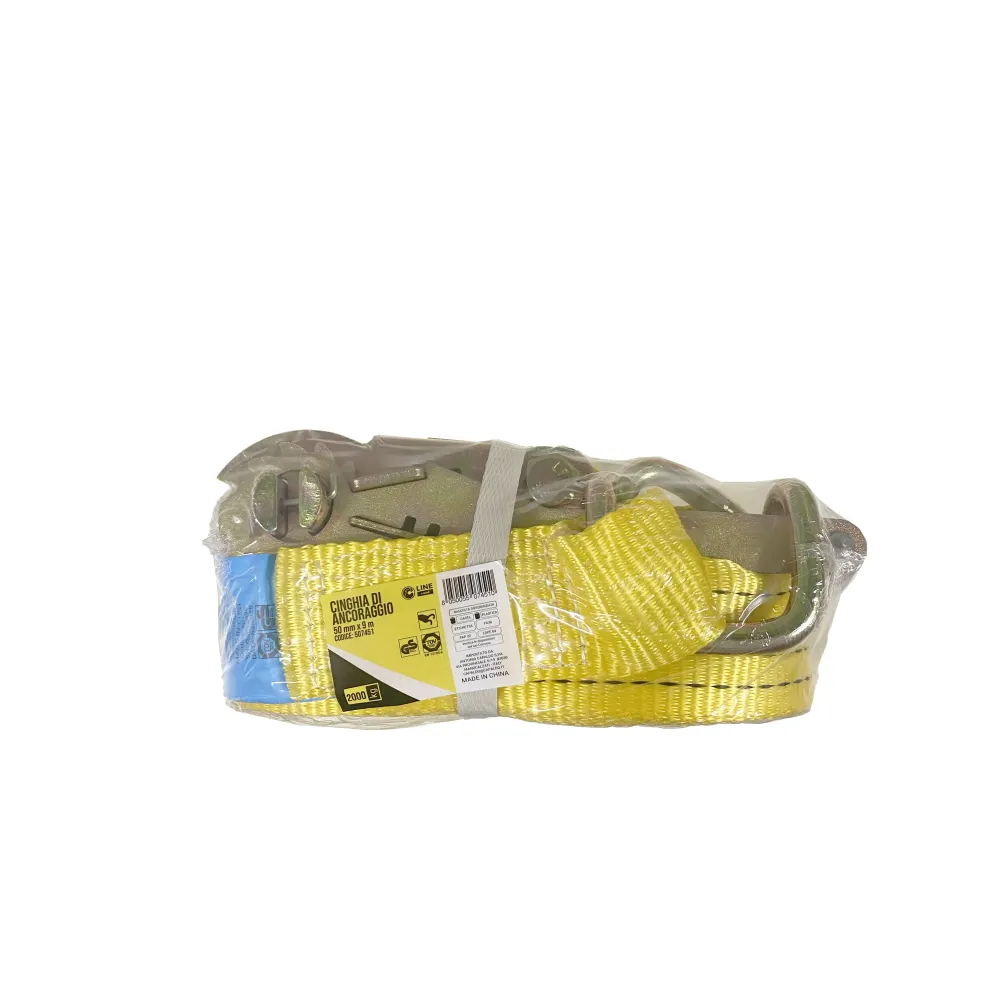 C CINGHIA ANCORAGGIO CRICCHETTO 50MM 9MT. U C CINGHIA ANCORAGGIO CRICCHETTO 50MM 9MT. U