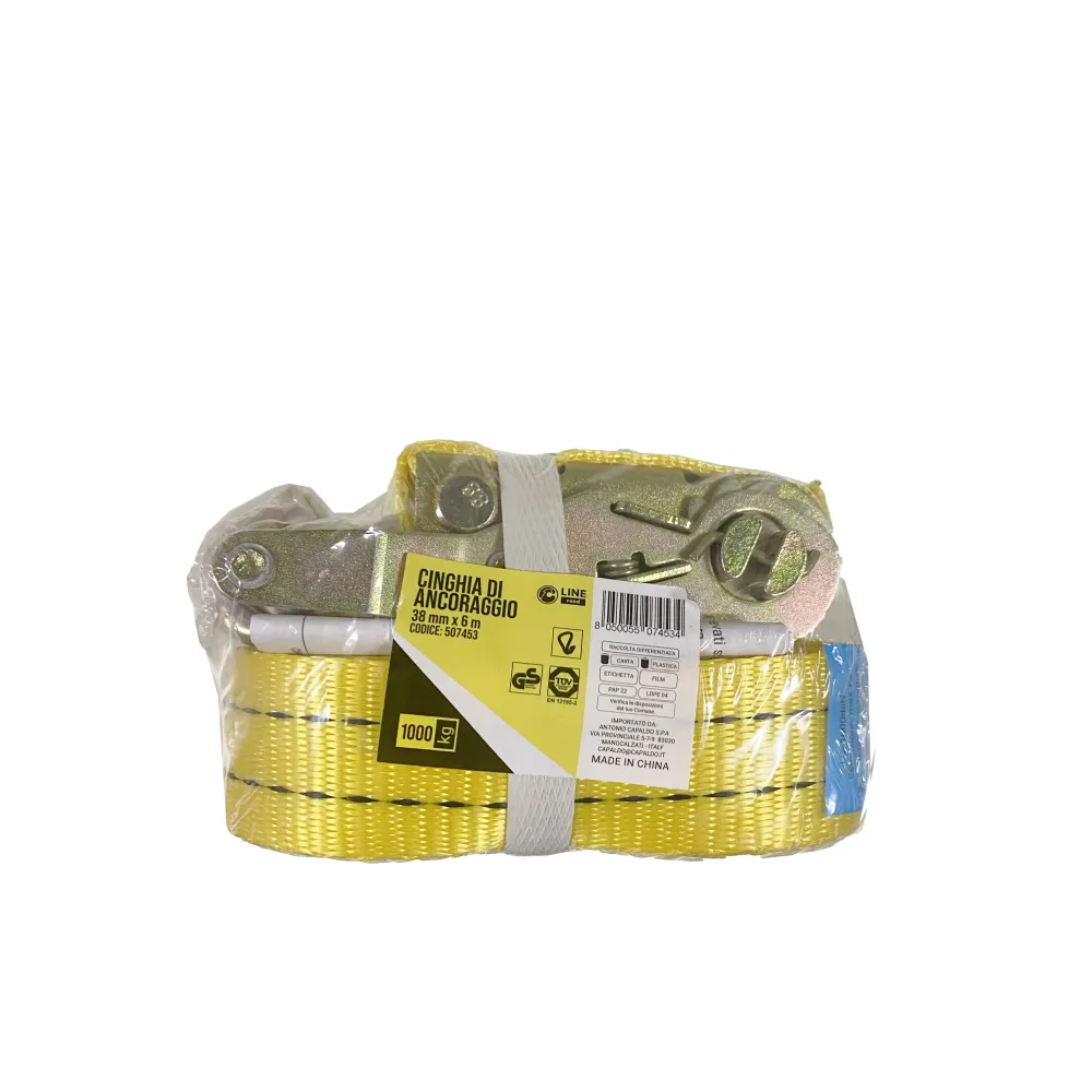 C CINGHIA ANCORAGGIO CRICCHETTO 38MM 6MTJ C CINGHIA ANCORAGGIO CRICCHETTO 38MM 6MTJ