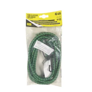 C SET 2 FUNI ELASTICHE D.8 C/2 GANCI FE 120 VERDE