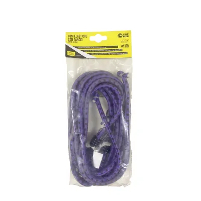 C SET 2 FUNI ELASTICHE D.8 C/2 GANCI FE 200 VIOLA