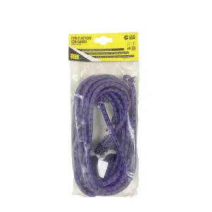 C SET 2 FUNI ELASTICHE D.8 C/2 GANCI FE 200 VIOLA