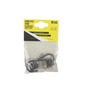 C SET 2 GANCI P/FUNE ELASTICA D.8MM