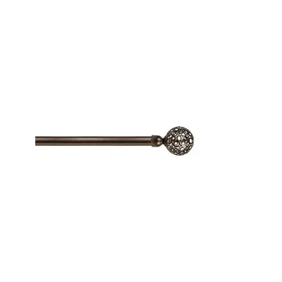 BASTONE METALLO D 20/17 120/210CM RICAMO BRONZO (6,0 PZ)