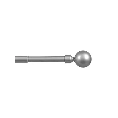 BASTONE METALLO D 19/16 120/210CM BOCCIA ARGENTO (6,0 PZ)