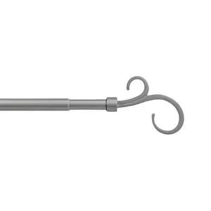 BASTONE METALLO D 19/16 120/210CM PASTORALE GRIGIO (6,0 PZ)