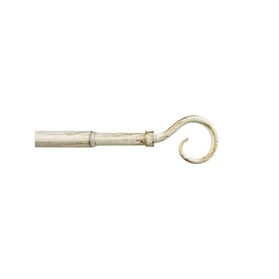 BASTONE METALLO D 12/9  70/120CM RICCIOLO AVO/ORO