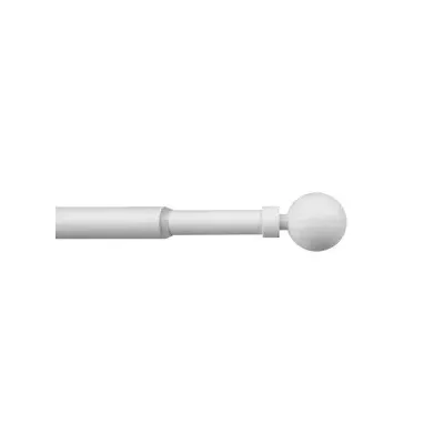 BASTONE METALLO D 12/9  70/120CM PALLA BIANCO