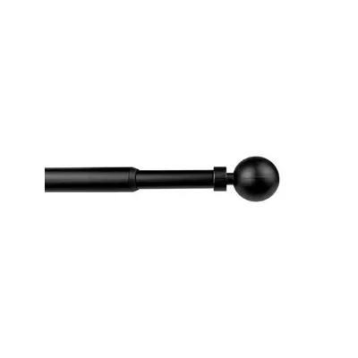 BASTONE METALLO D 12/9  70/120CM PALLA NERO