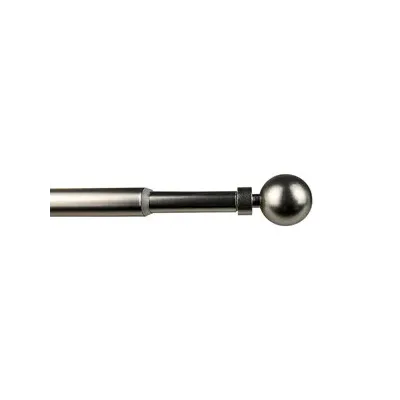 BASTONE METALLO D 12/9  70/120CM PALLA NICHEL