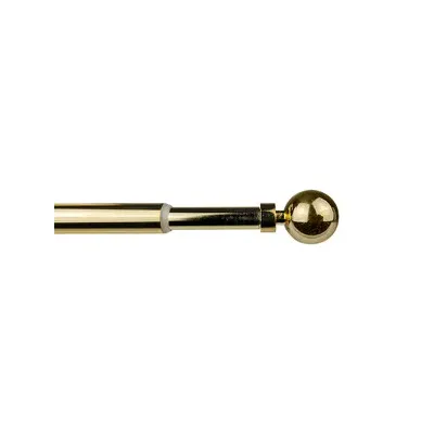 BASTONE METALLO D 12/9  70/120CM PALLA ORO