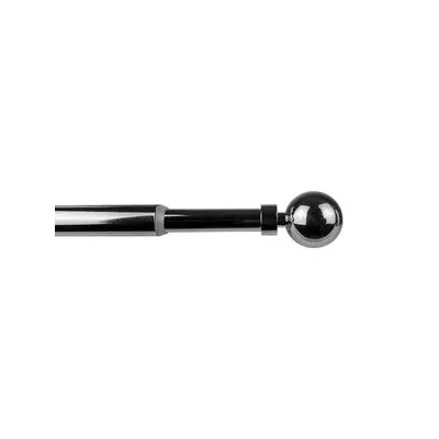 BASTONE METALLO D 12/9  70/120CM PALLA CROMO