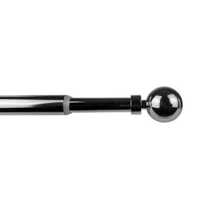 BASTONE METALLO D 12/9  70/120CM PALLA CROMO