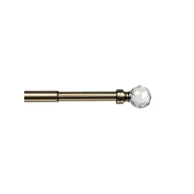 BASTONE METALLO D 20/19 120/210CM LUCE ORO ANTICO (6,0 PZ)