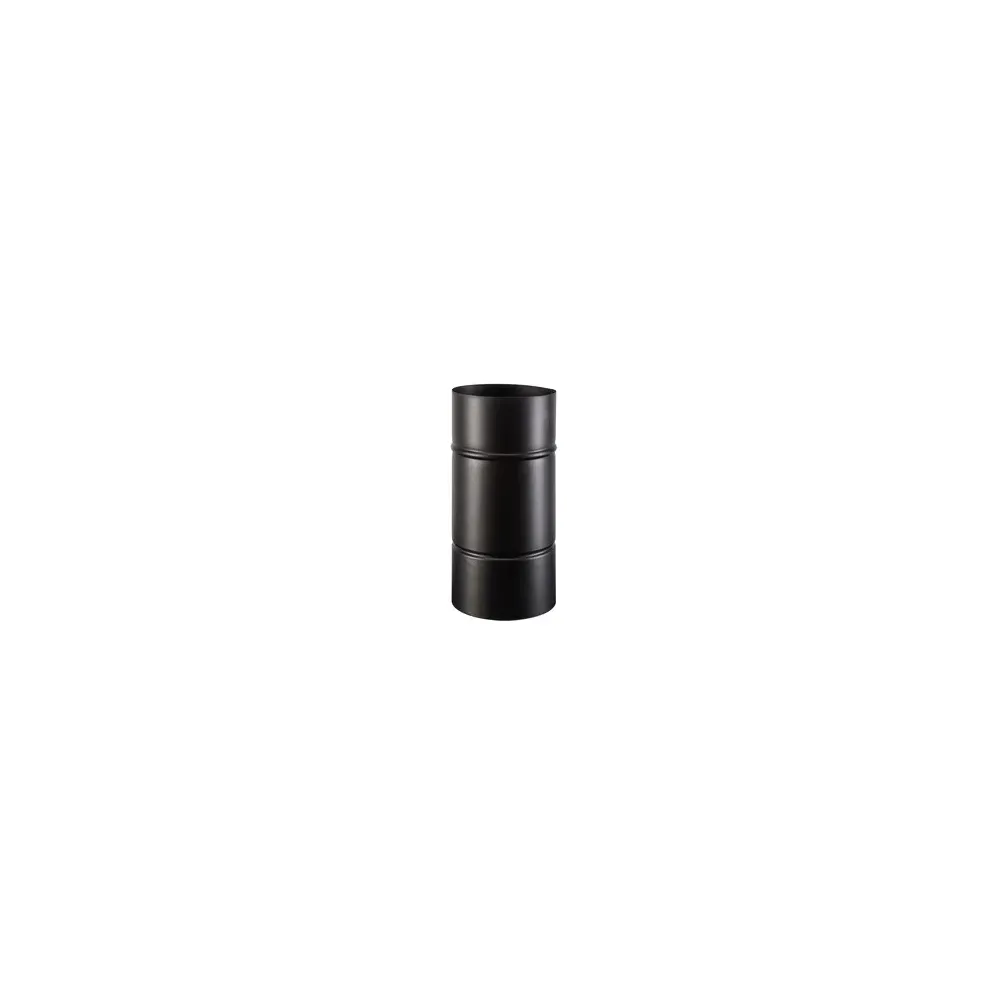 TUBO PORCELLANATO D 12 X H  25CM NERO OPACO CLASSIC (24,0 PZ)