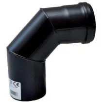 C CURVA A 90 P/STUFA A PELLET D 10 CM