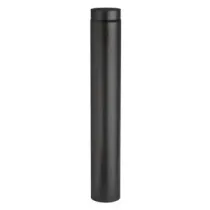 TUBO PORCELLANATO D 12 X H 100CM NERO OPACO TOP (3,0 PZ)