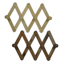 APPENDIABITO ESTENSIBILE 4 posti - legno chiaro