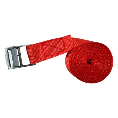 NASTRO DI FISSAGGIO CON FIBBIA mt.4 x mm 25 - verde - cf 1 pz