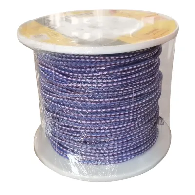 MOLLA ELASTICA LEGABAGAGLI IN BOBINA D. mm 8 x mt. 200 - col. blu