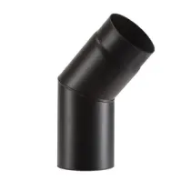 CURVA PORCELLANATA 45 D 15CM NERO OPACO TOP