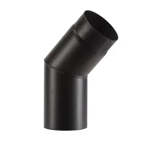 CURVA PORCELLANATA 45 D 15CM NERO OPACO TOP