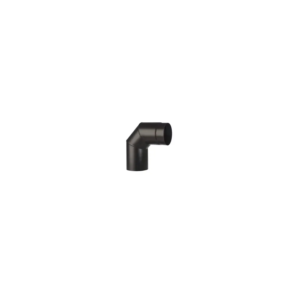 CURVA PORCELLANATA 90 D 12CM NERO OPACO TOP