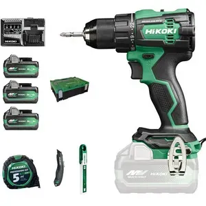 HIKOKI TRAPANO DV18DE 18V C/PERC BRUSH+3BATT+ACC