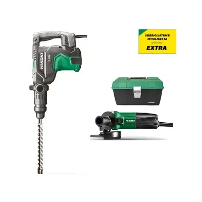 HIKOKI MARTELLO COMBINATO DH45MA + SMERIGL G12STA