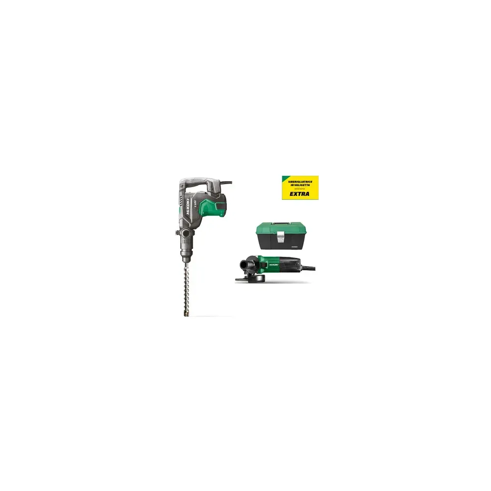 HIKOKI MARTELLO COMBINATO DH45MA + SMERIGL G12STA
