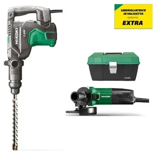 HIKOKI MARTELLO COMBINATO DH45MA + SMERIGL G12STA