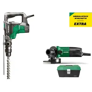 HIKOKI SET MARTELLO DH40MC+SMERIGLIATRICE G12STA