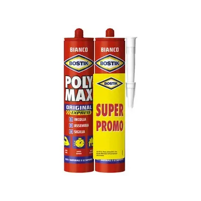 BOSTIK POLYMAX ORIGINAL 425 G BIANCO CART BIPACK (6,0 PZ)