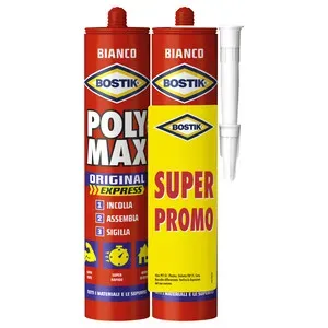 BOSTIK POLYMAX ORIGINAL 425 G BIANCO CART BIPACK (6,0 PZ)