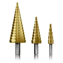 FRESA CONICA A GRADINI HSS IN SET 3 pezzi FRESA CONICA A GRADINI HSS IN SET 3 pezzi