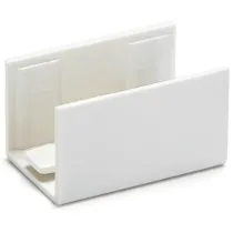 Connettore dritto per canalina quadrata in PVC bianco 16*16m