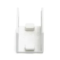 Connettore dritto per canalina quadrata in PVC bianco 16*16m