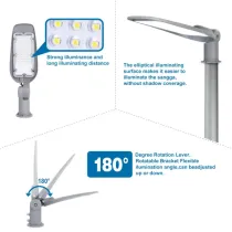 LAMPIONE STRADALE DOB LED SLIM 150W LAMPIONE STRADALE DOB LED SLIM 150W