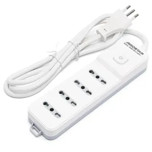 MULTIPRESA 4 VIE C/INTERRUTT 16A 1.5M