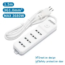 MULTIPRESA 4 VIE C/INTERRUTT 16A 1.5M