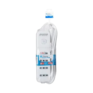 MULTIPRESA 4 VIE C/INTERRUTT 16A 1.5M