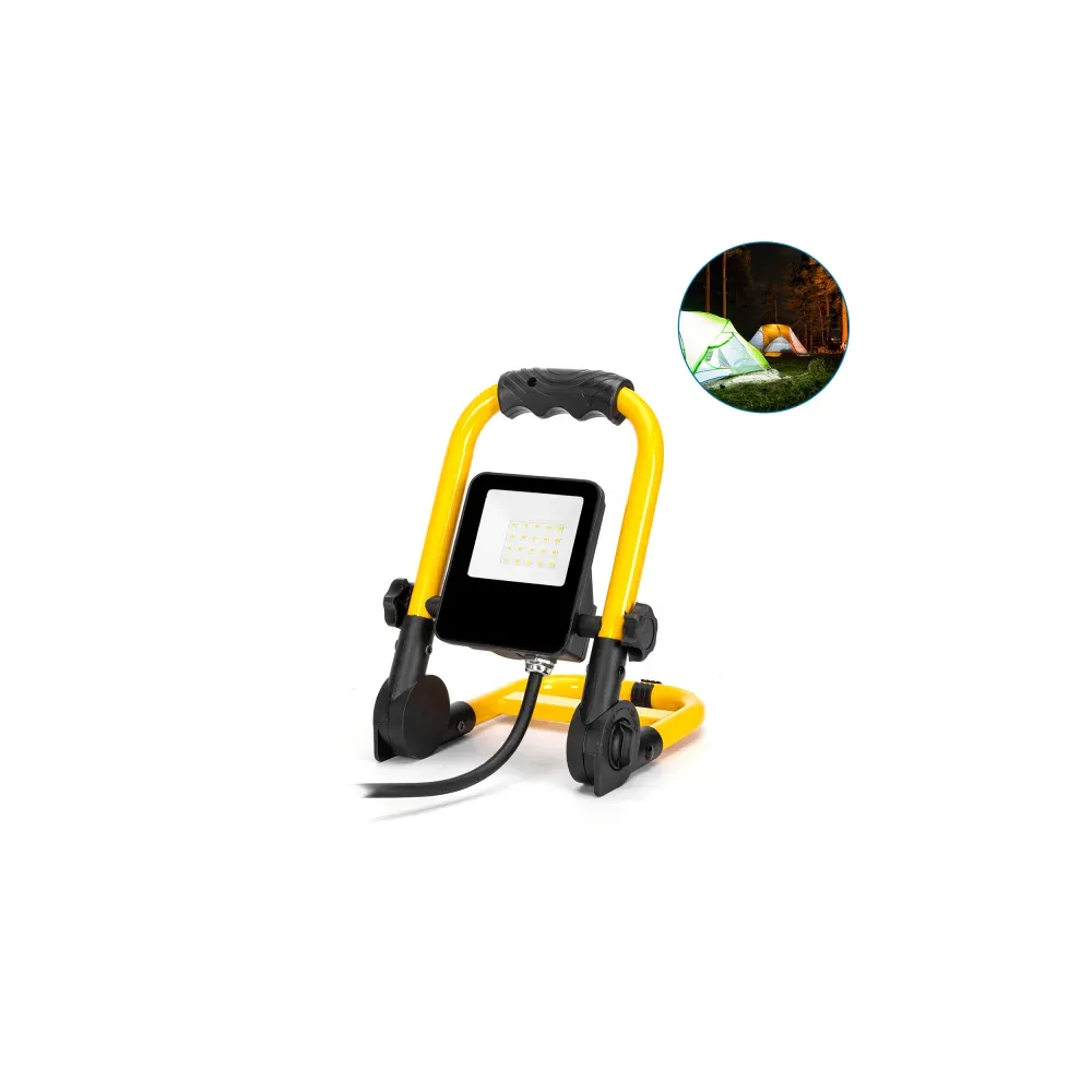 FLOOD LIGHT LED DA CANTIERE 10W 6500W CON CAVO 1.8M FLOOD LIGHT LED DA CANTIERE 10W 6500W CON CAVO 1.8M
