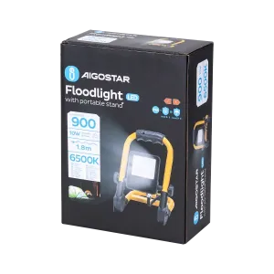 FLOOD LIGHT LED DA CANTIERE 10W 6500W CON CAVO 1.8M