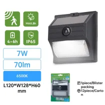 APPLIQUE SOLARE CON SENSORE 6500K