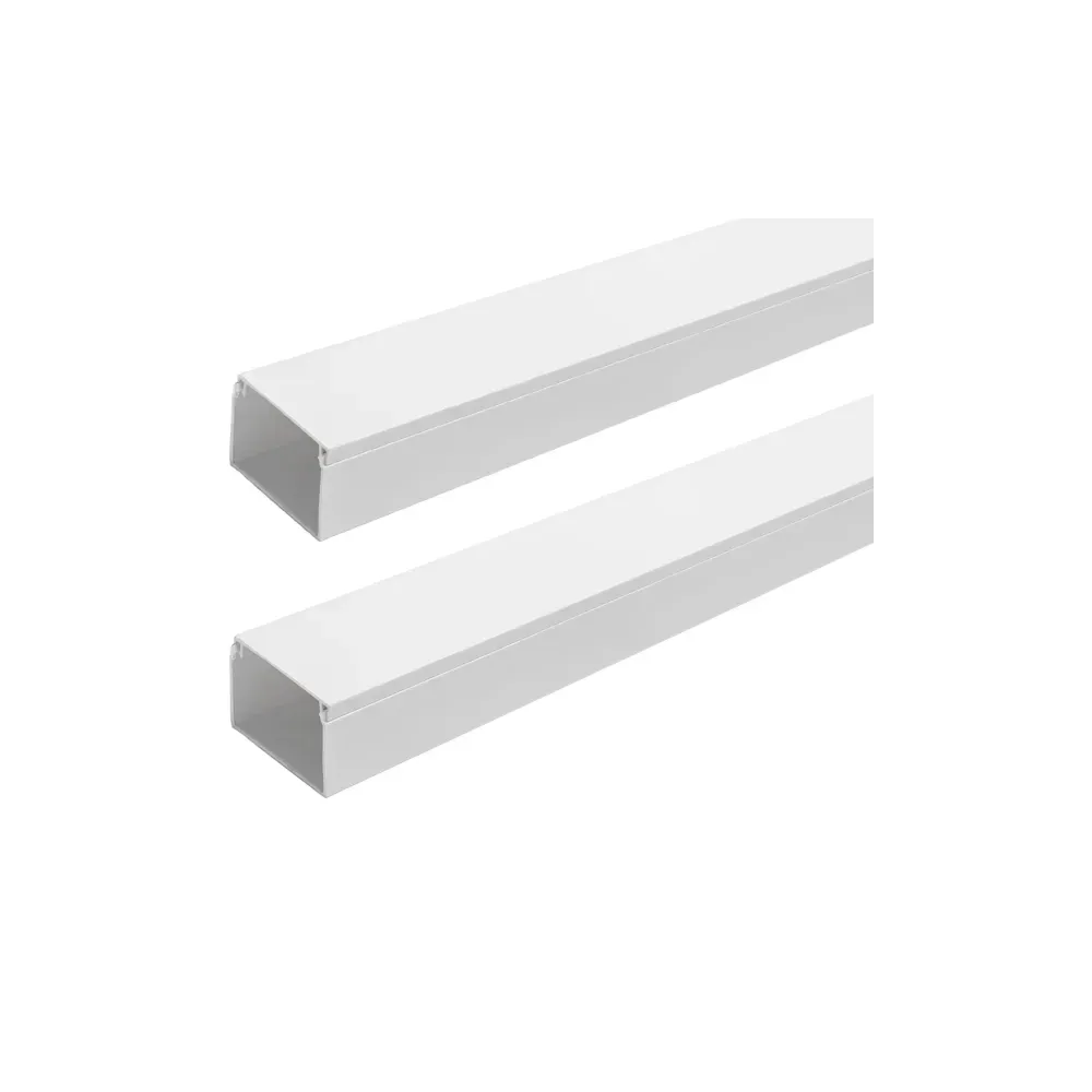 CANALINA QUADR. PVC BIANCA S/ADES. L2000XW60XH40MM BIANCO