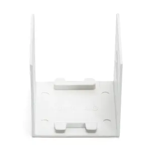 CONNETTORE DRITTO PER CANALINE QUADRATE PVC 40X40MM 4PZ