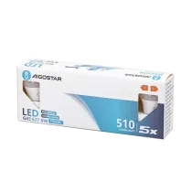 LAMPADINA LED G45 E27 6W 6500K 5 PZ