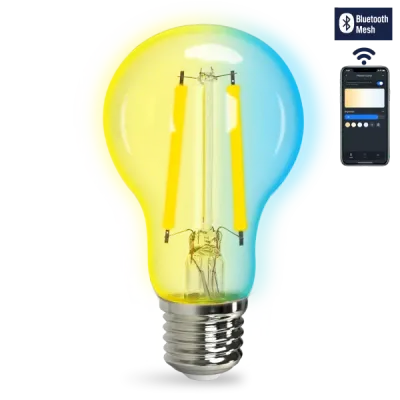 LAMPADINA FILAMENTO SMART BLUETOOTH MESH A60 6W CCT