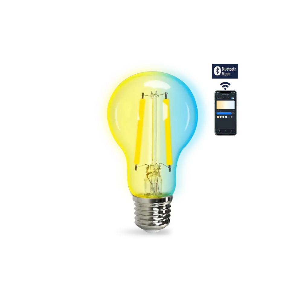 LAMPADINA FILAMENTO SMART BLUETOOTH MESH A60 6W CCT LAMPADINA FILAMENTO SMART BLUETOOTH MESH A60 6W CCT